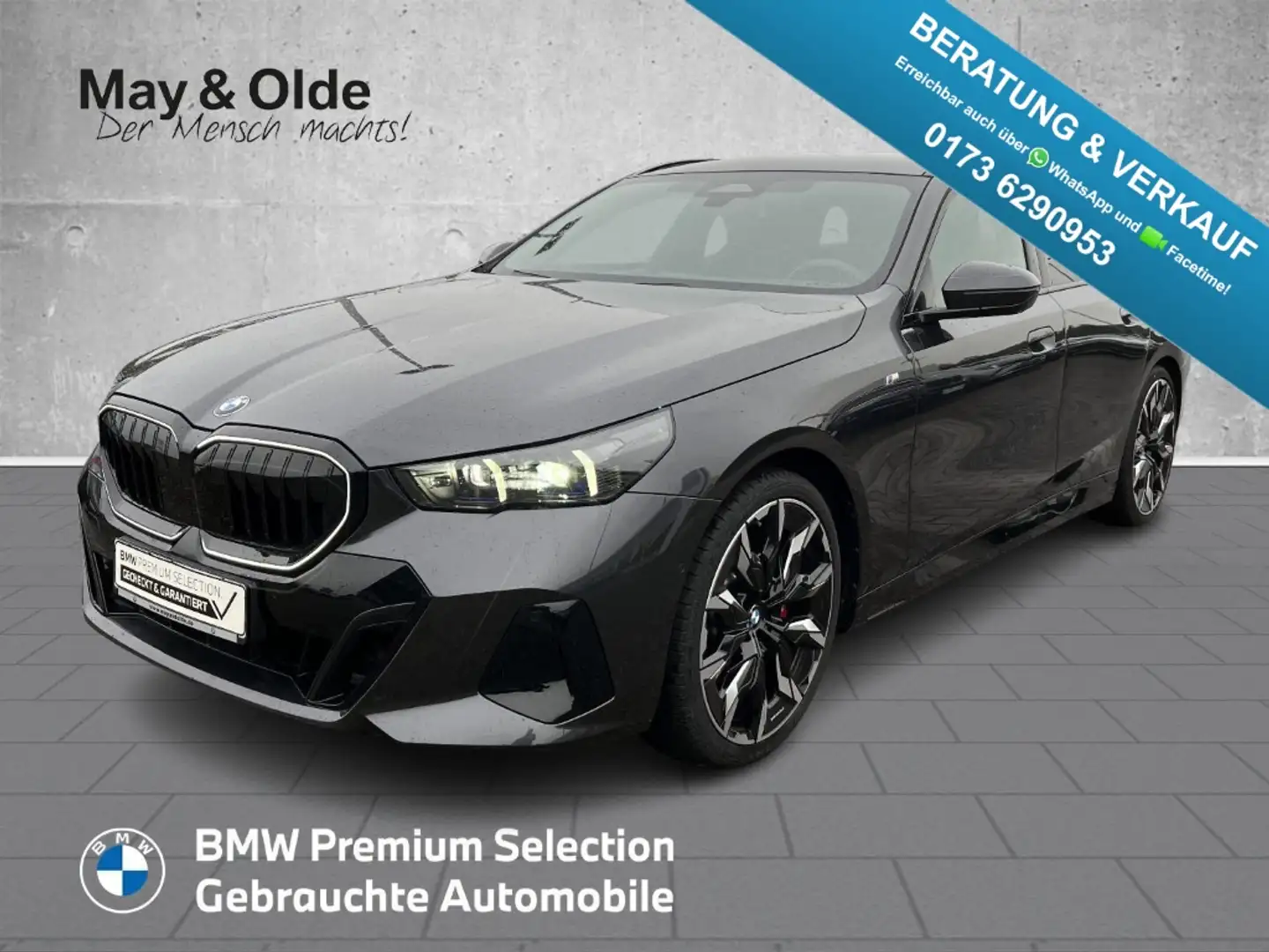 BMW 520 i M-Sport Pro 360° HuD Pano DA+ AHK Iconic Grau - 1