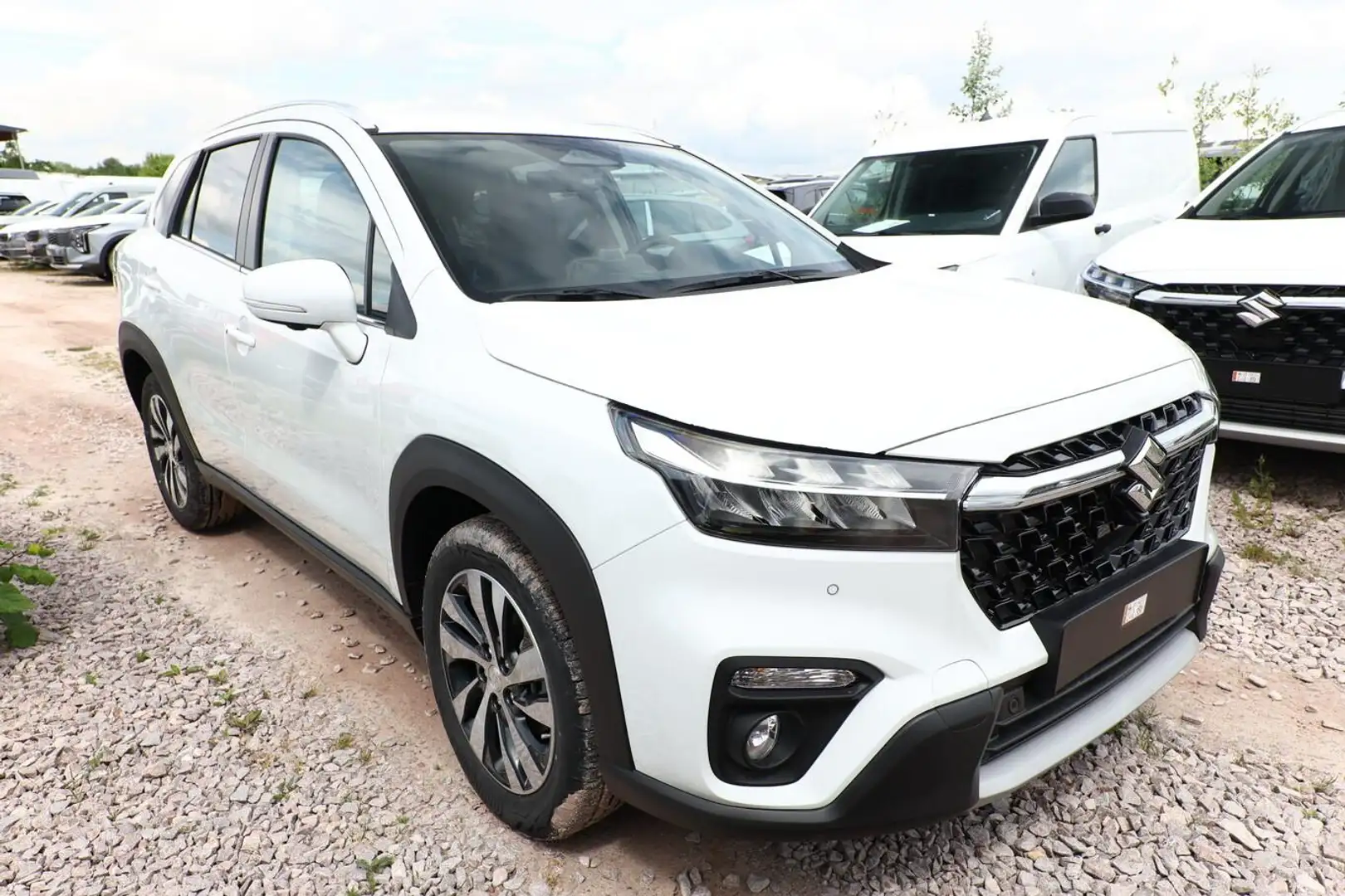 Suzuki S-Cross Comfort+ 1.4 MHEV Aut. Pano 360° Leder 81 kW (1... Weiß - 2