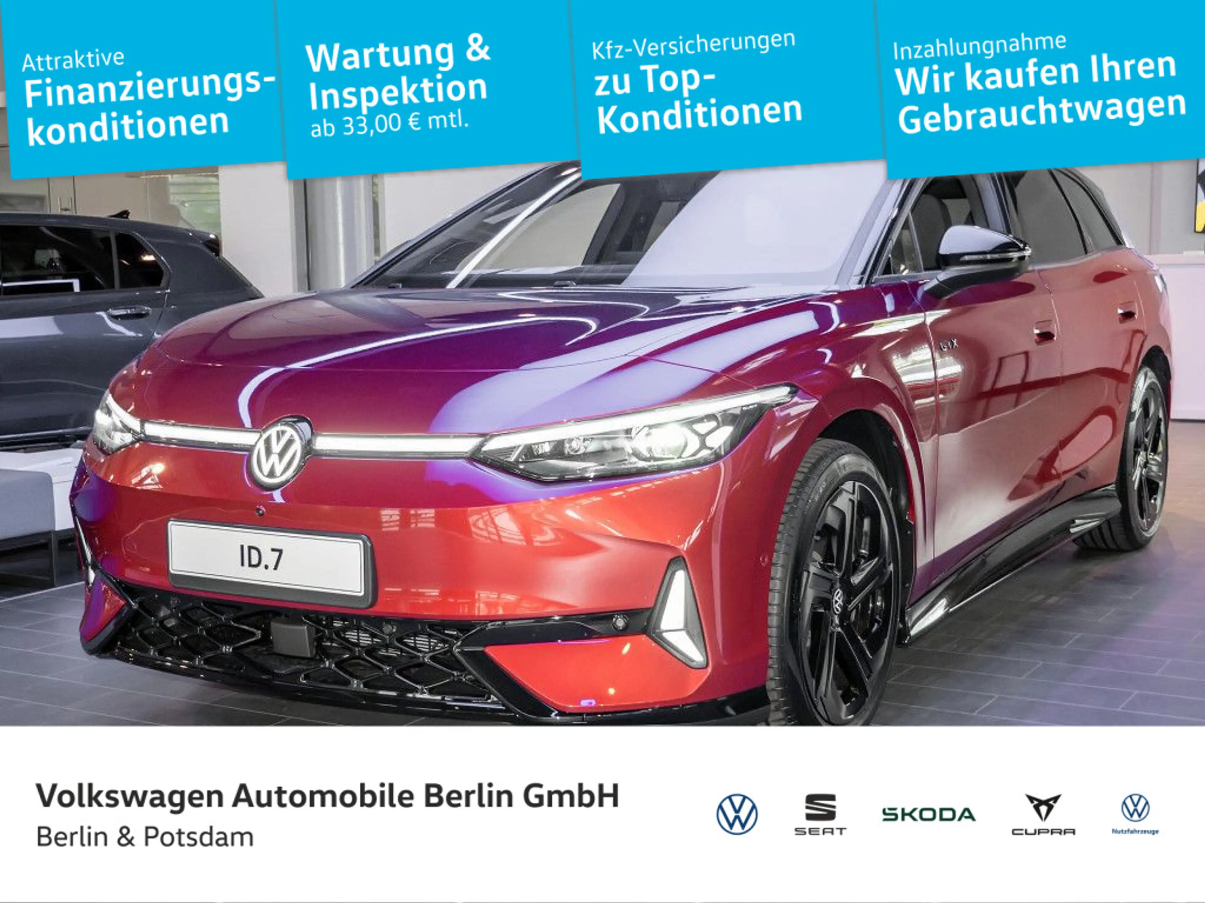 Volkswagen ID.7 GTX 4Motion (86kW) Pano LED AZV