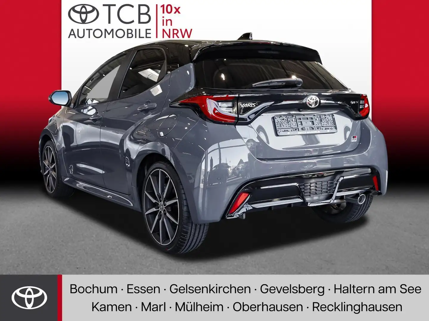 Toyota Yaris 1.5 Hybrid GR Sport SHZ PDC BT Navi Klima Gris - 2