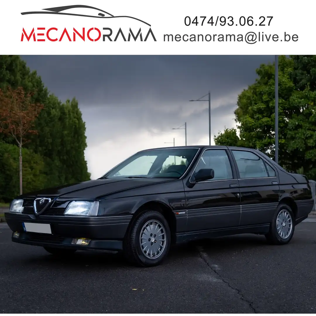 Alfa Romeo 164 3.0 V6 - non-catalysé - Showroom // Phase 1 Černá - 1