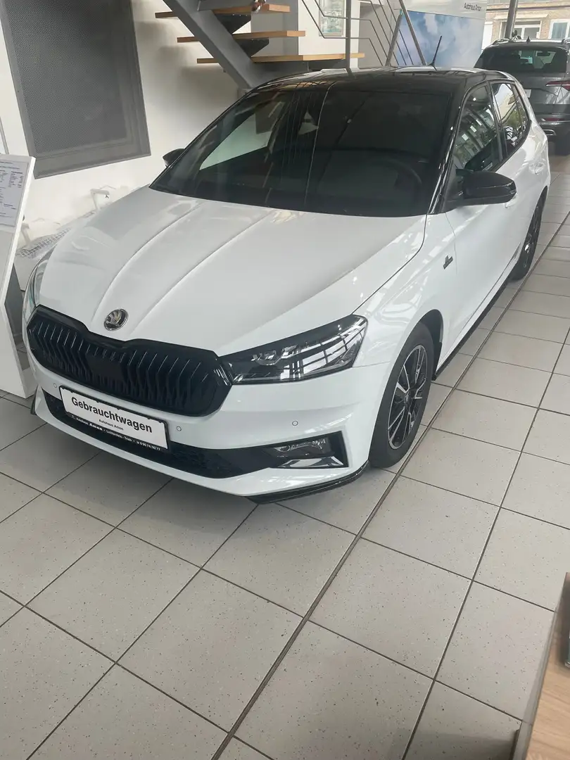 Skoda Fabia Fabia IV 1.0 TSI DSG Monte Carlo Weiß - 1