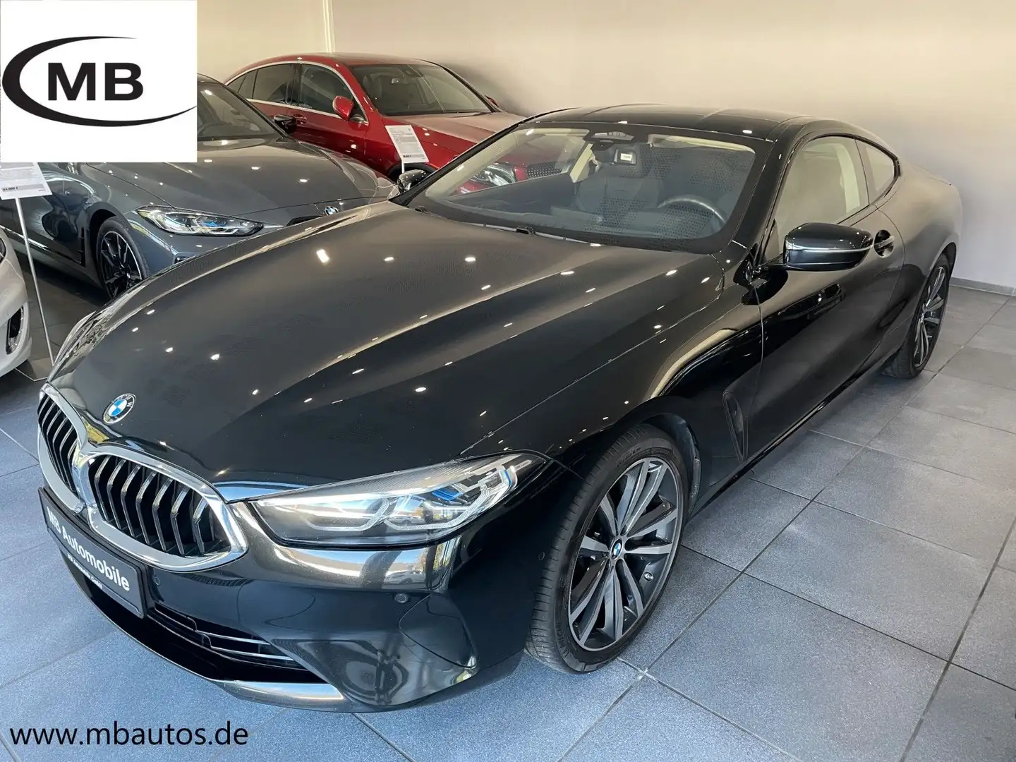 BMW 840 d xDrive Coupé *LASER*ACC*HARMAN*DISPLAY KEY Schwarz - 1