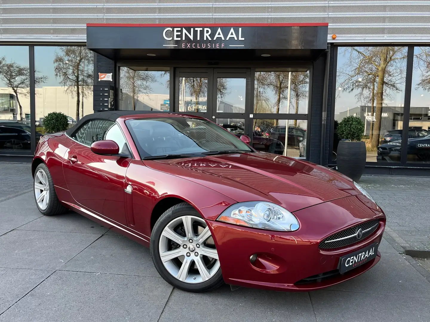 Jaguar XK 4.2 V8 Convertible 305PK|Memory|Pdc|Keyless|Leder| Czerwony - 2