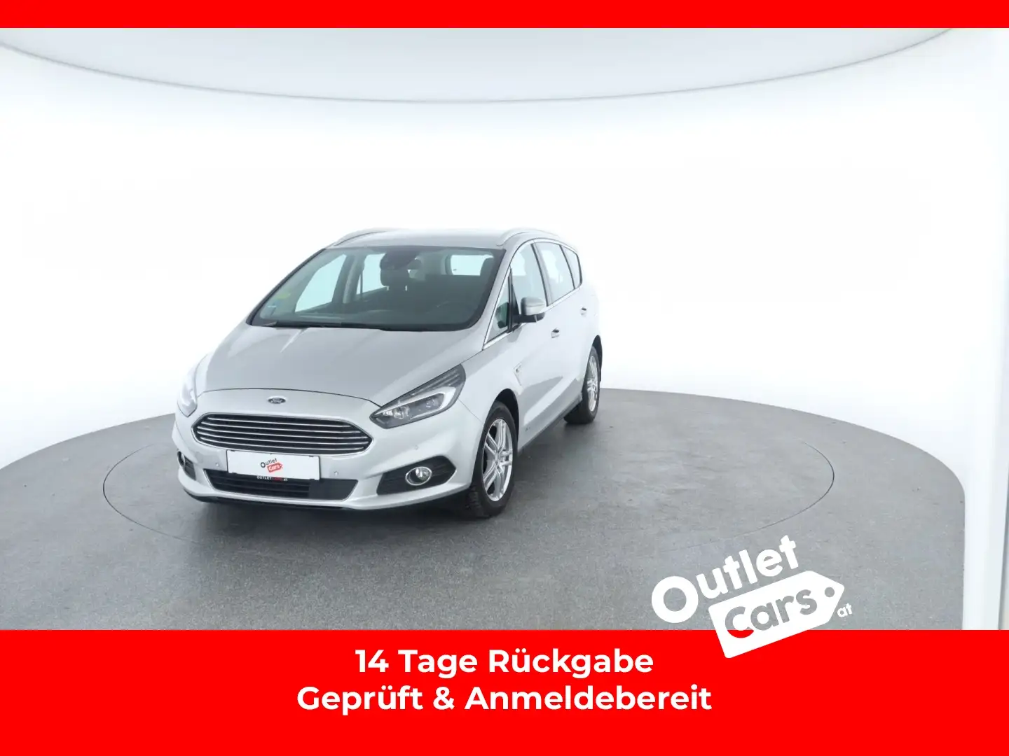 Ford S-Max Titanium 2.0 EcoBlue SCR  AWD Aut. CARPLAY Silber - 1