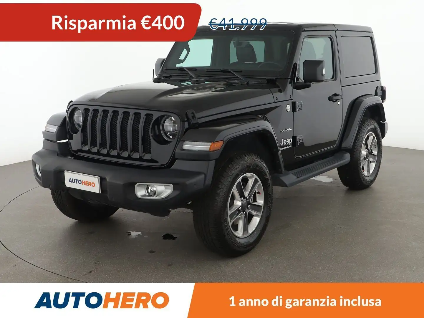 Jeep Wrangler 2.2 CRDi Sahara Fekete - 1