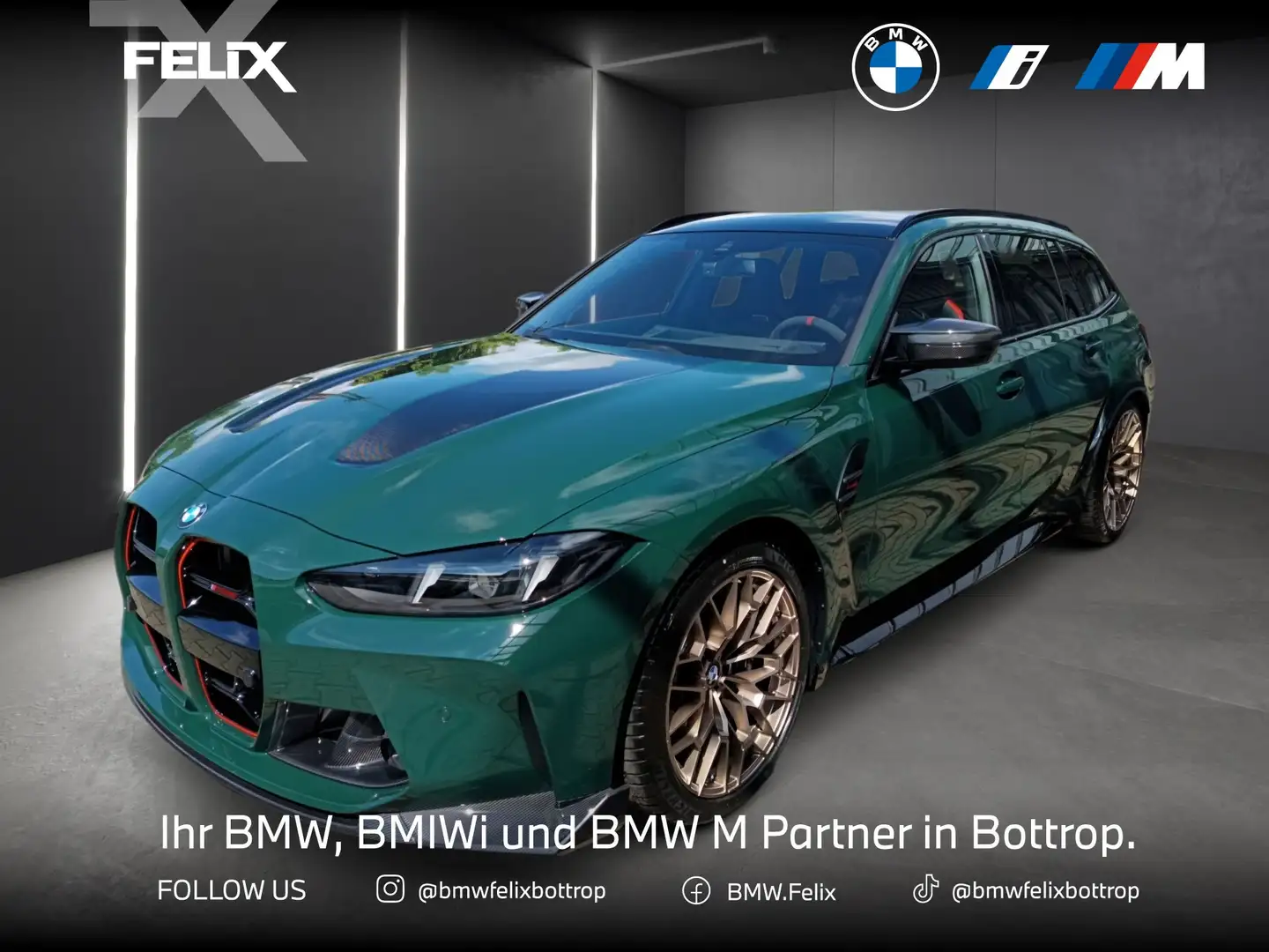 BMW M3 CS Touring INDIVIDUAL+HARMAN/KARDON+M DRIVERS PACK Vert - 1