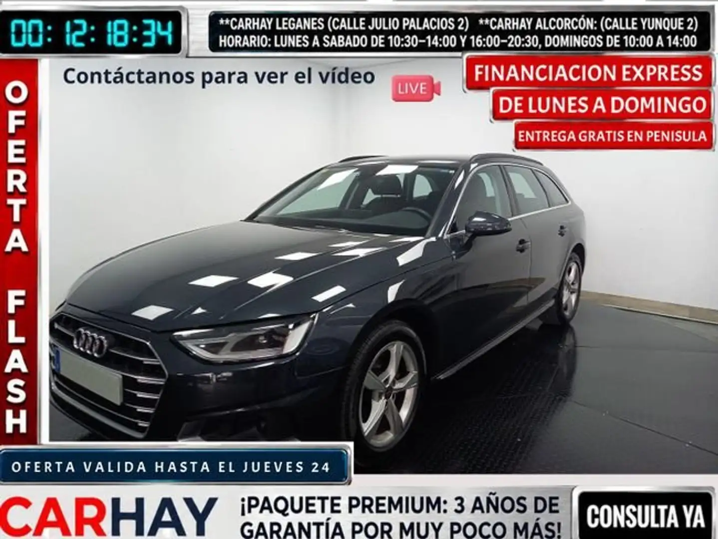 Audi A4 Avant Advanced 35 TDI 120kW S tronic Gris - 1