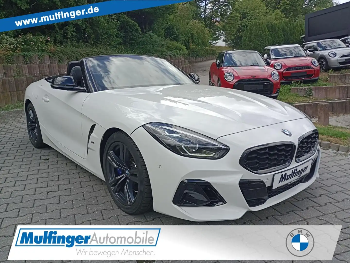 BMW Z4 M 40i Leder HUD ACC Driv/ParkAss.HiFi Leas.499 Blanco - 1