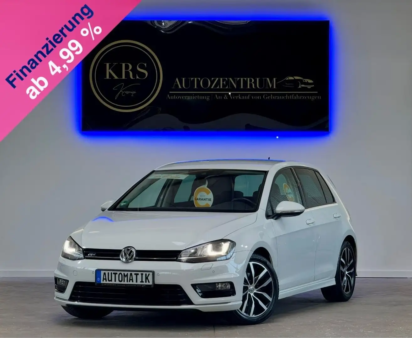 Volkswagen Golf VII 1.4 TSI R-Line DSG*GARANTIE*MASSAGE*NAV Blanc - 1