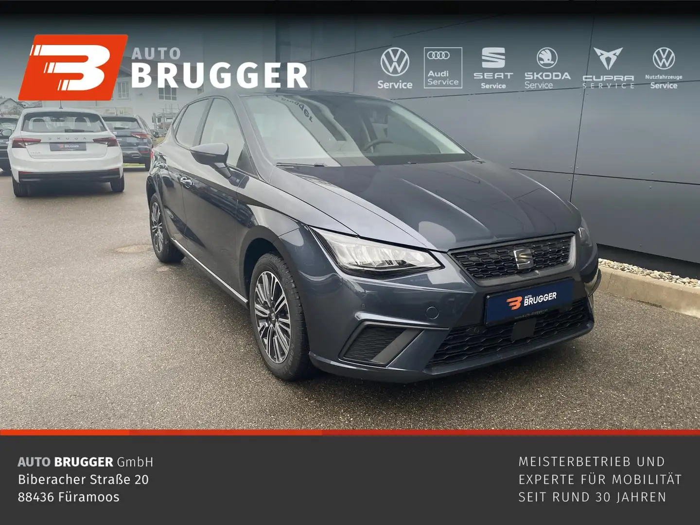 SEAT Ibiza 1.0 TSI DSG Road Edition LED RFK NAVI APP Grau - 1