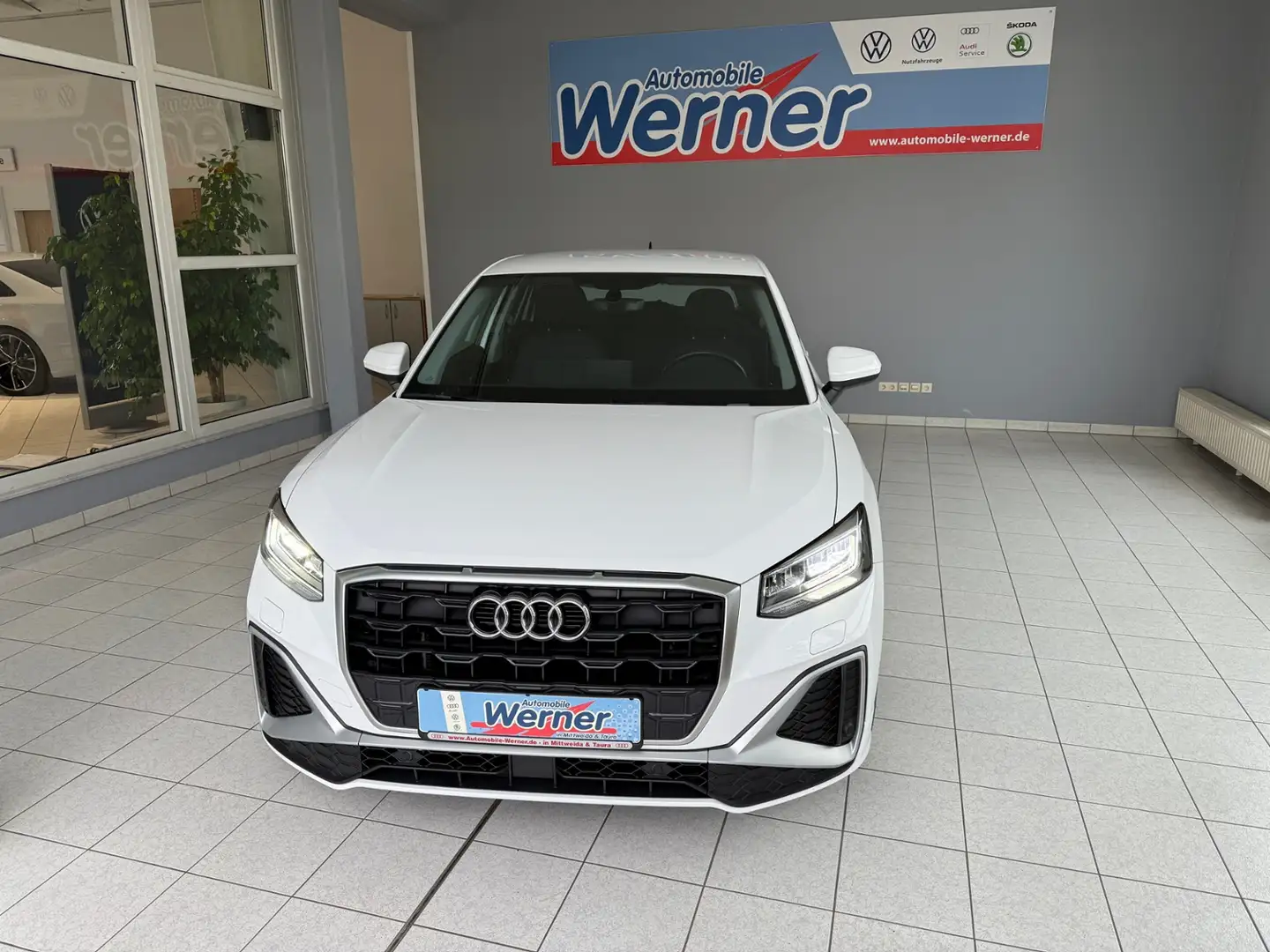 Audi Q2 30TFSI S line LED Sitzh Telefon Einparkh Weiß - 2
