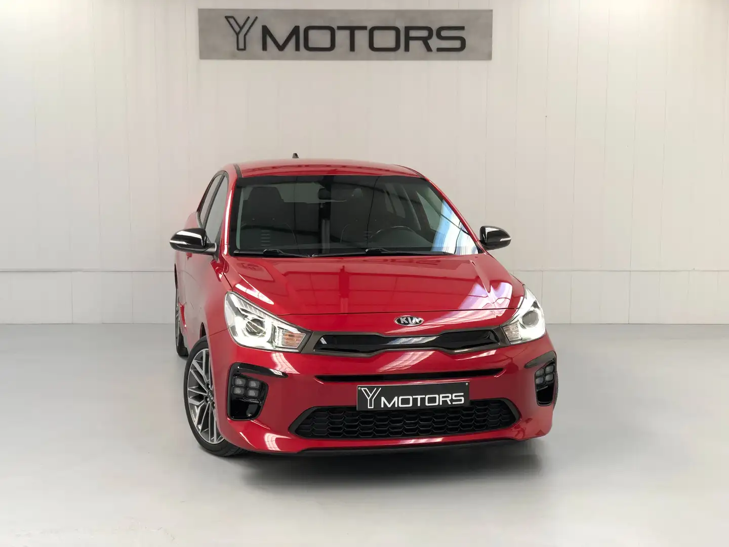 Kia Rio 1.2i GT-LINE GPS CAMERA CAR PLAY VOLANT CHAUFFANT Rood - 1