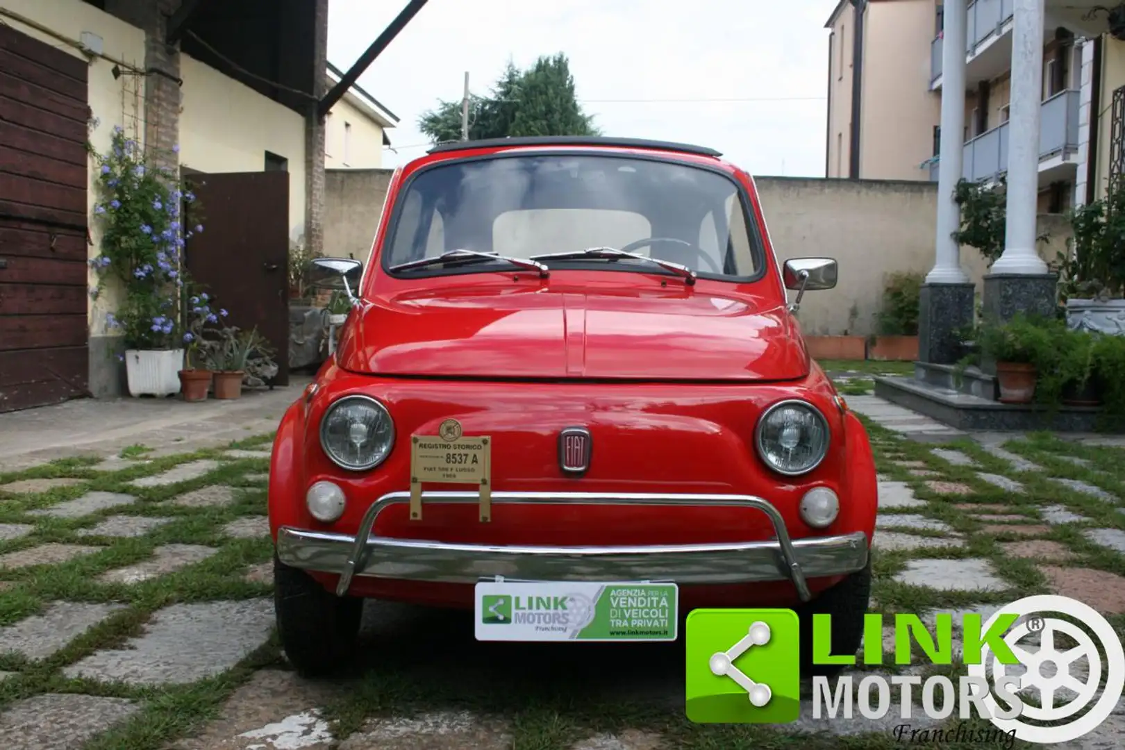 Fiat 500 F LUSSO 1969 Rosso - 2