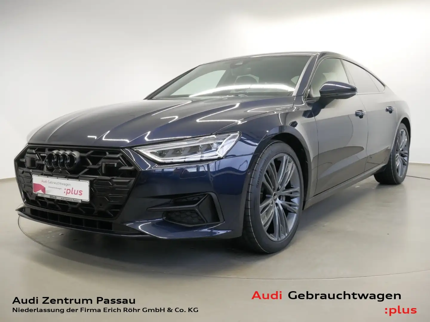 Audi A7 Sportback 50 TDI qu. LED AHK HEAD-UP virt. Cock.+ Bleu - 1