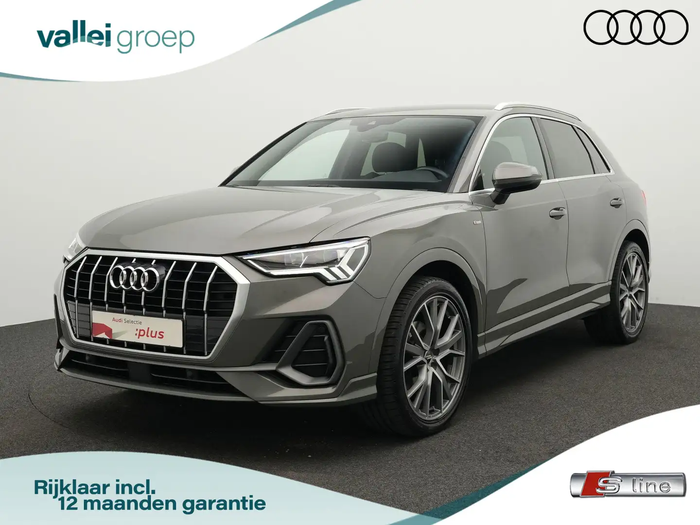 Audi Q3 35 TFSI 150 pk S-tronic S edition | Elektr. verste Grijs - 1