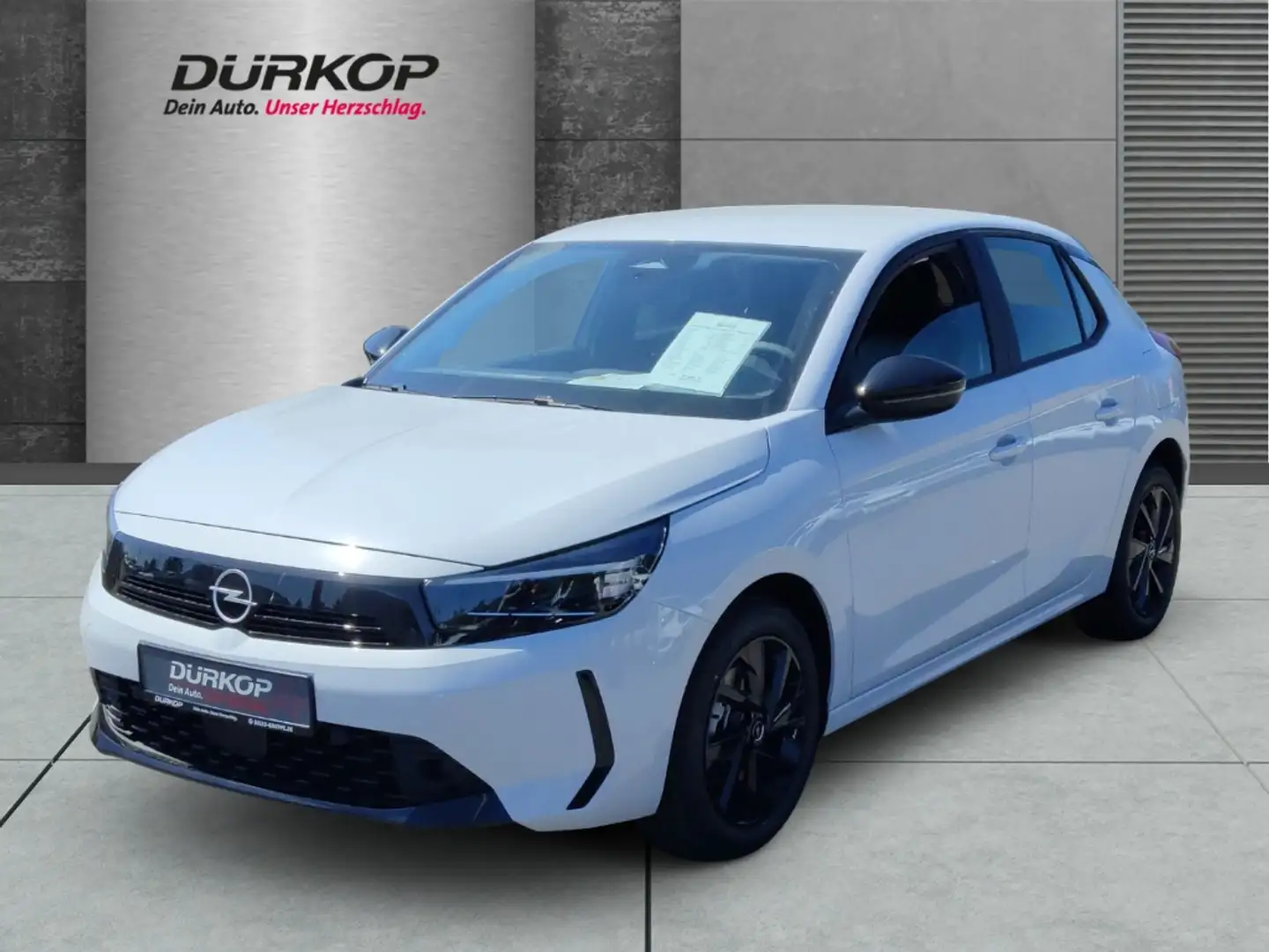 Opel Corsa Edition Turbo Komfort-Paket 8-Speichen-Alu Allwett Blanc - 1
