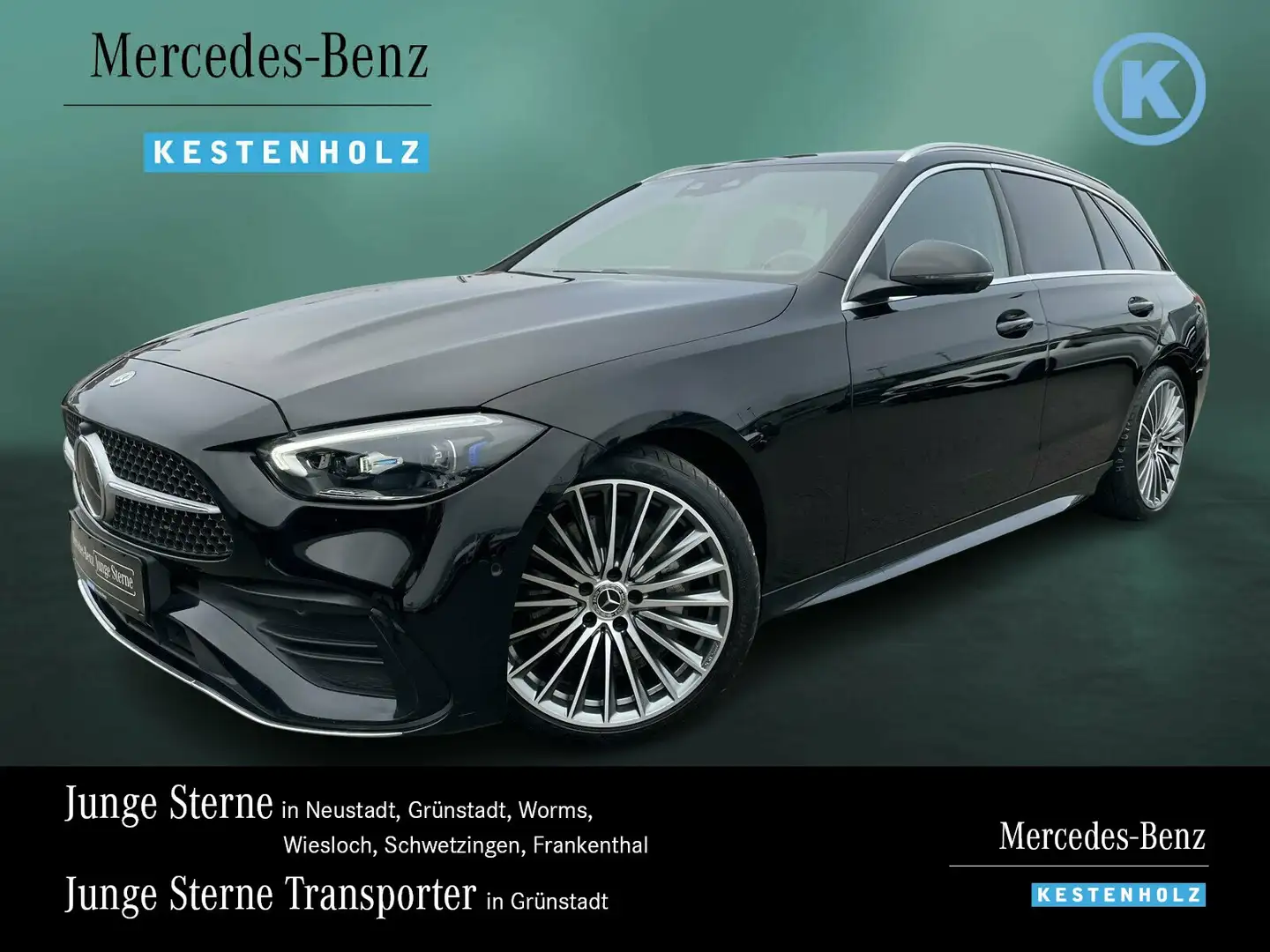 Mercedes-Benz C 200 C 200 d T AMG+AHK+STANDHZ+DISTRO+360°+AMBI+EASYP Schwarz - 1
