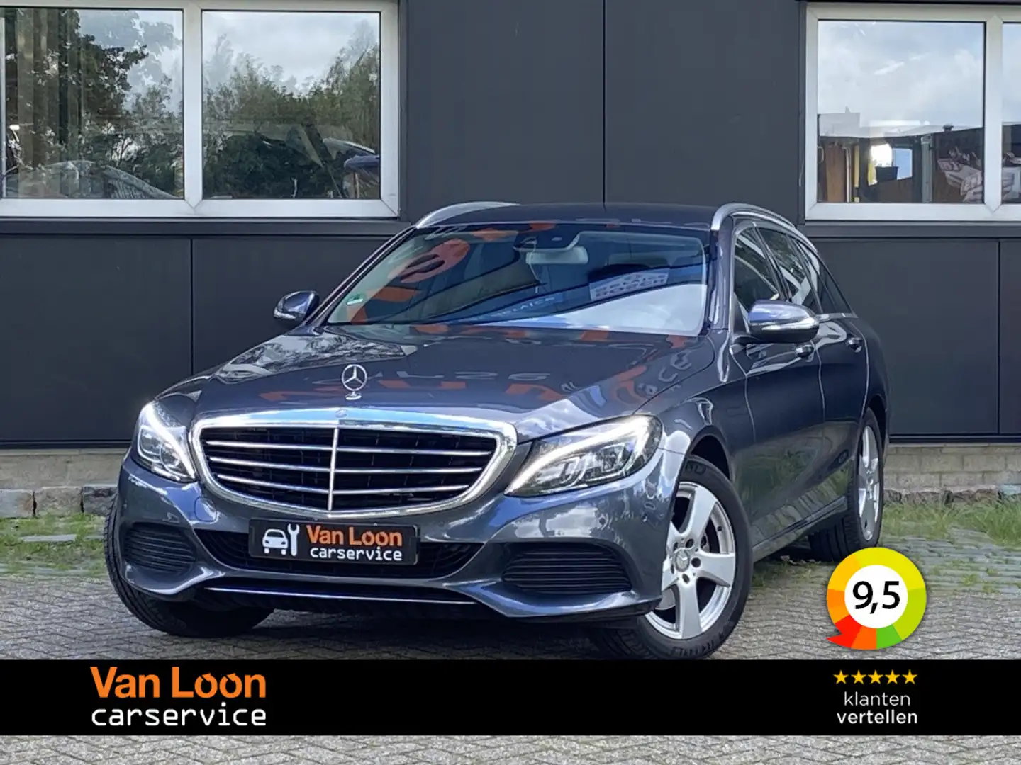 Mercedes-Benz C 200 Estate Aut. 184PK Prestige/Leer/Trekhaak/LED/Navig Grijs - 1