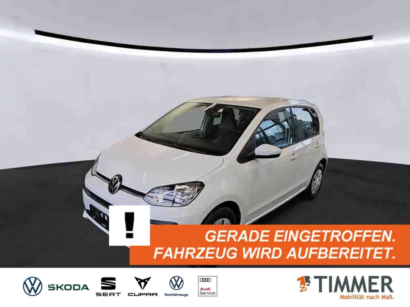 Volkswagen up! 1.0 MOVE! 4-TÜR *RKAM *DAB+ *KLIMA *TELEFON * Weiß - 1