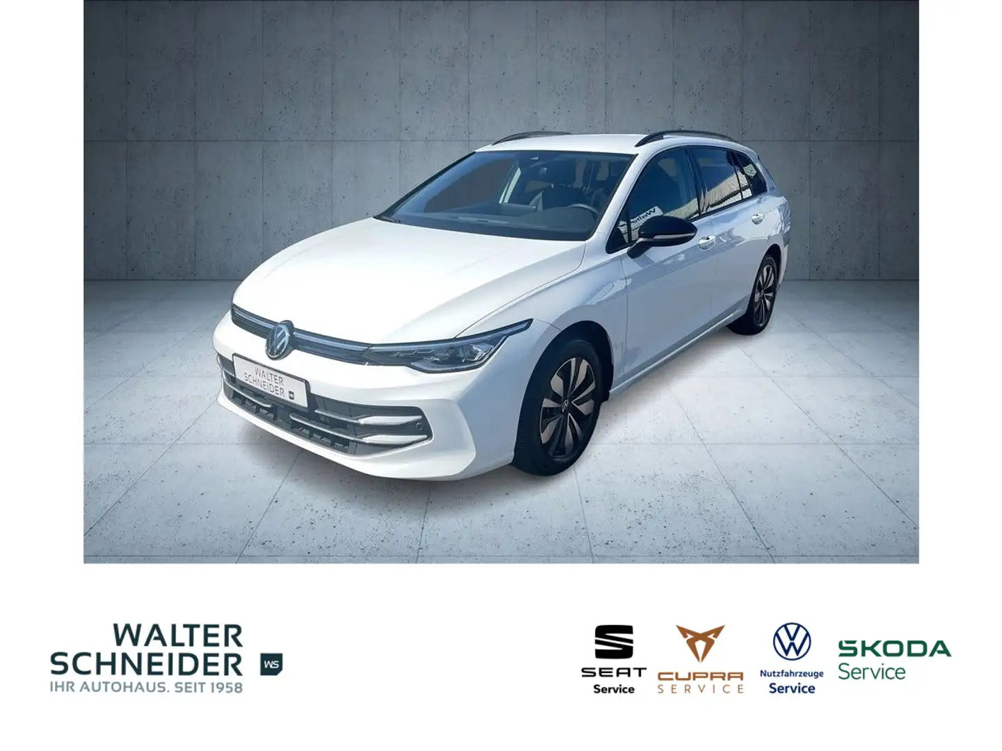 Volkswagen Golf Variant 1.5 TSI Goal AHK Navi LED Kamera Weiß - 1