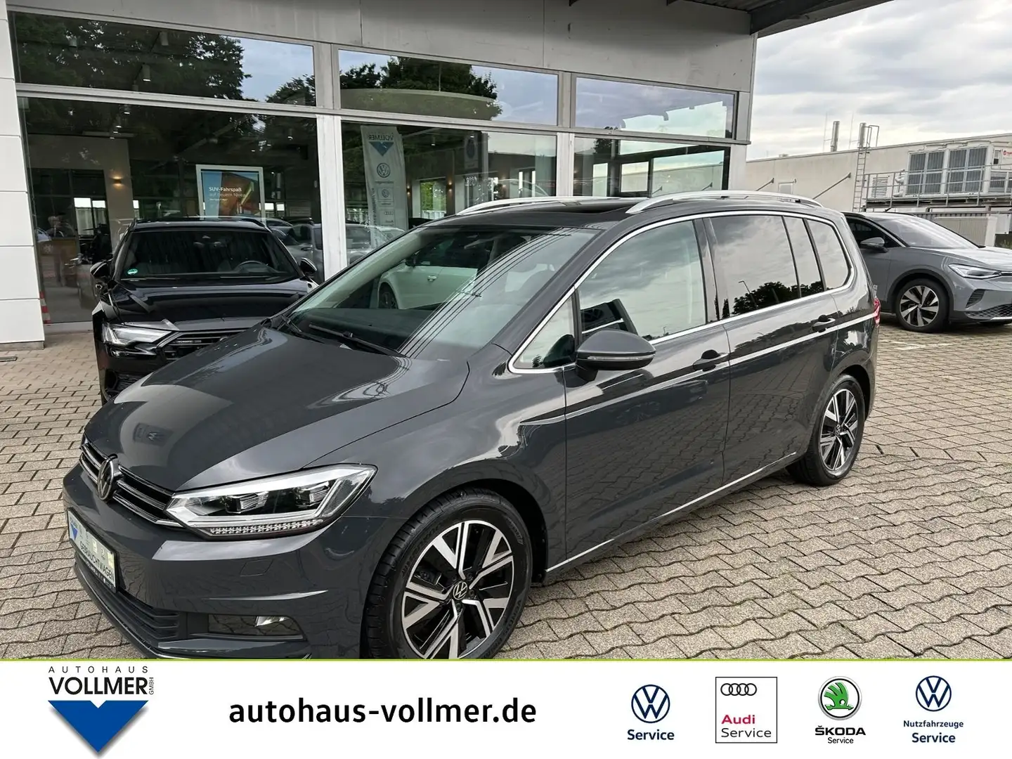 Volkswagen Touran 2,0 TDI Highline 2.0 DSG AHK,Navi,ACC,SHZ Gris - 1