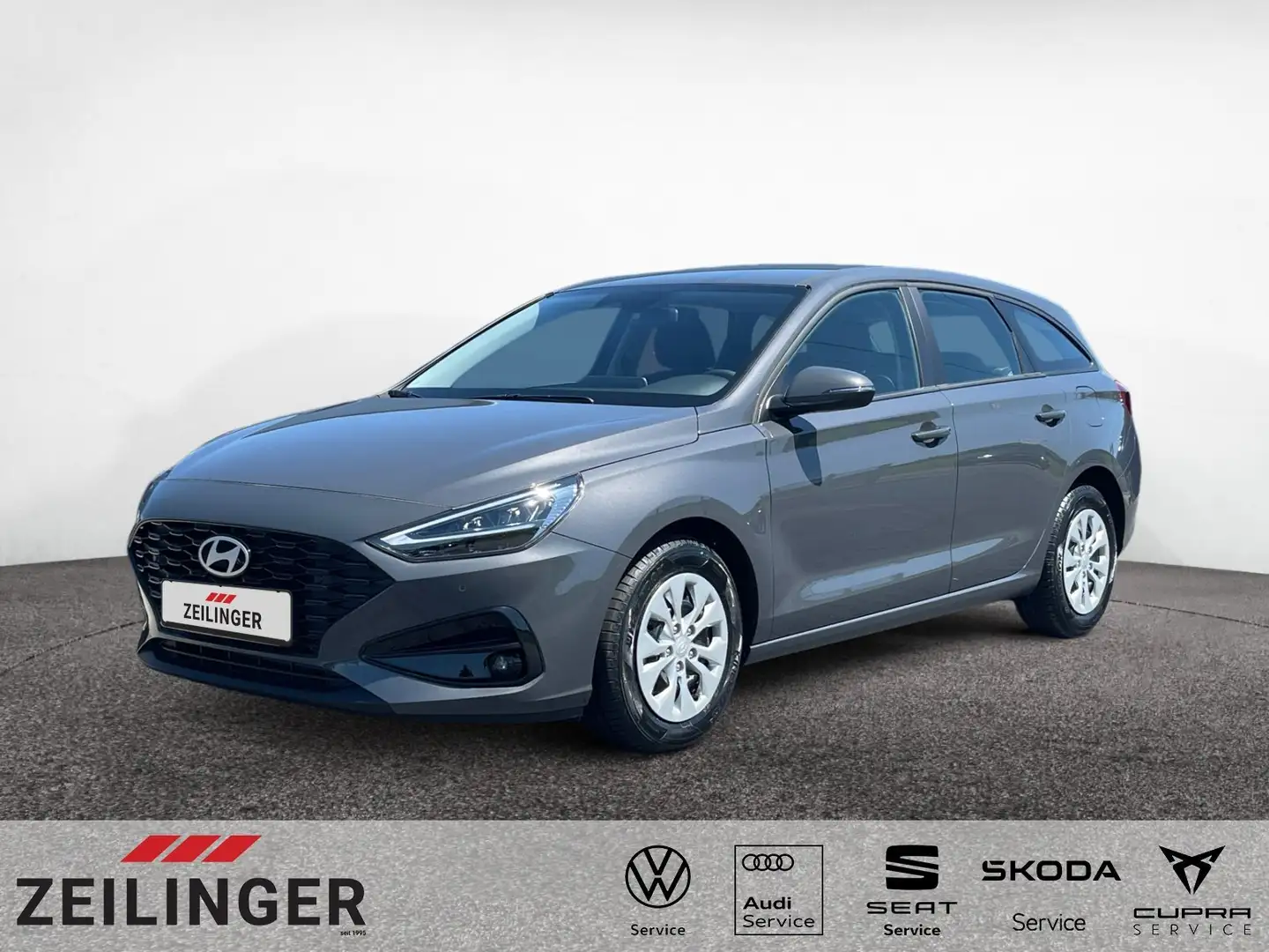 Hyundai i30 Kombi T-GDI|NAVI|SHZ|KAMERA|TEMPOMAT|KLIMA Grau - 1