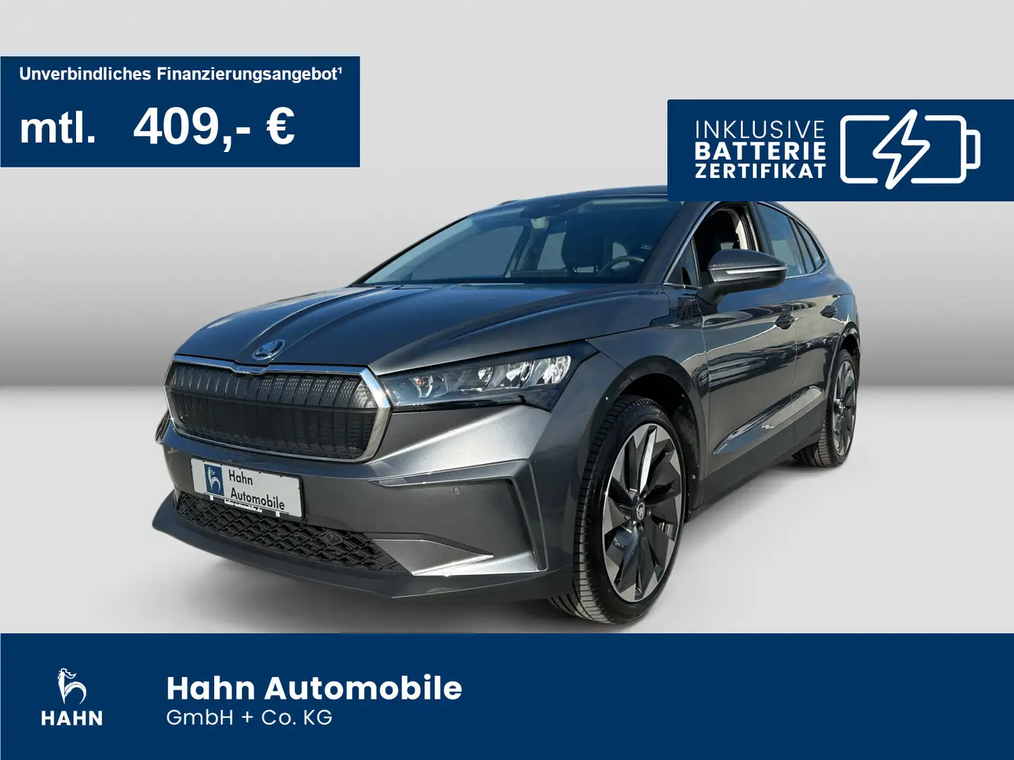 Skoda Enyaq iV 80 Loft ACC LED CAM Grau - 1