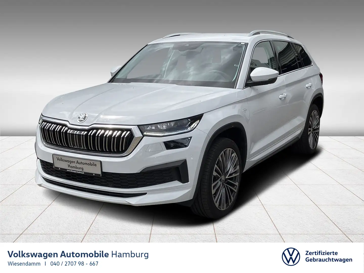 Skoda Kodiaq 2.0 TDI DSG L&K ACC/KAMERA/LEDER/NAVI/LED Blanco - 1