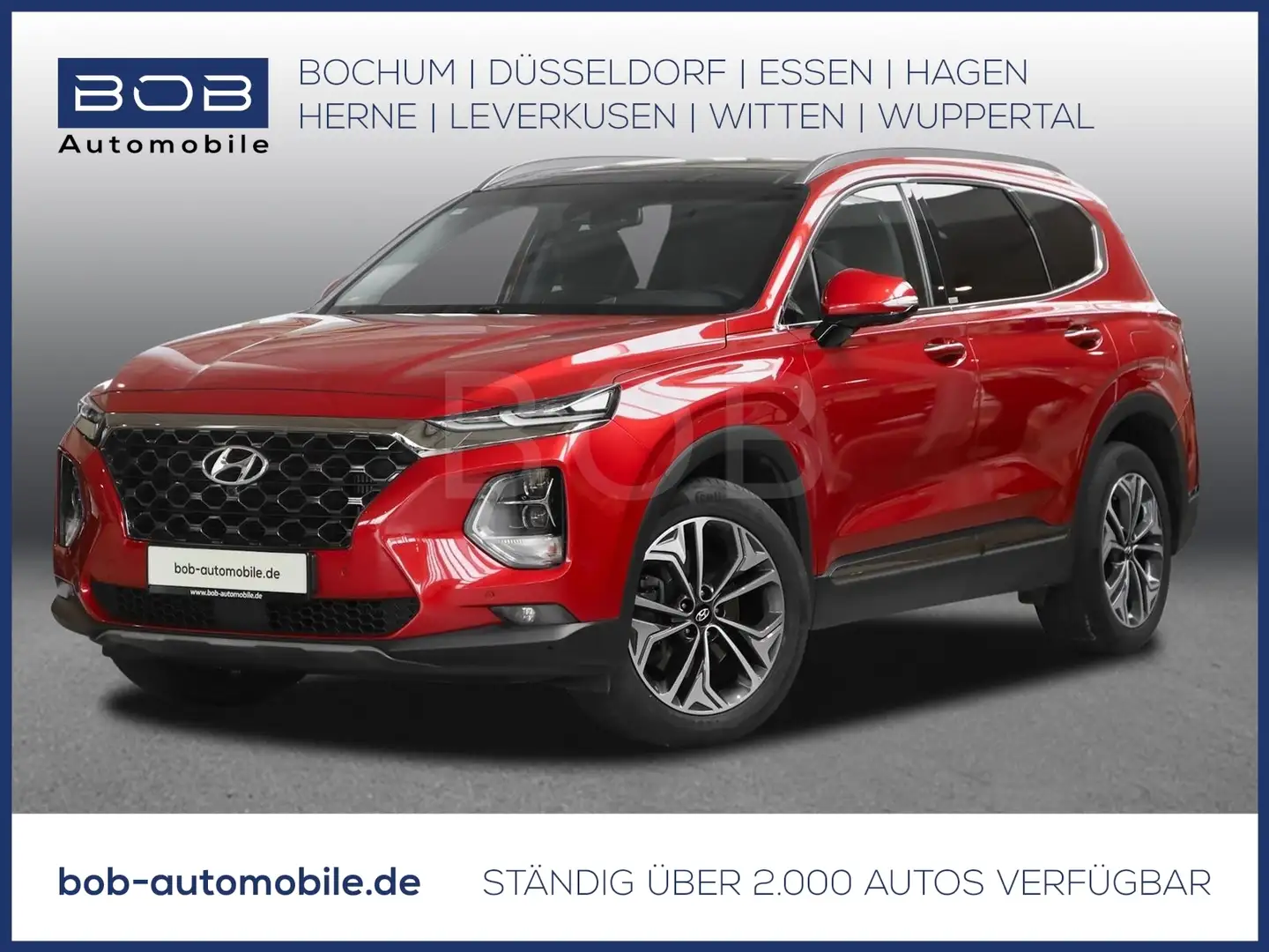 Hyundai SANTA FE 2.2 CRDi 4WD Aut. PREMIUM PANO KAMERA Rouge - 1