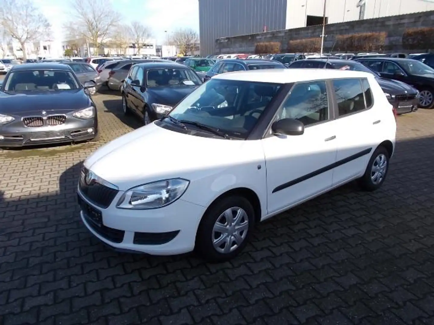 Skoda Fabia 1.2, Klima, Alufelgen, zus. Winterräder Wit - 1