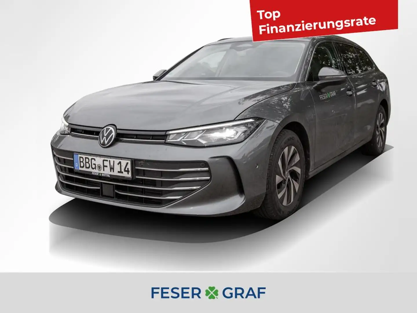 Volkswagen Passat Variant 2.0 TDI Business DSG/LED/ACC/AHK/Navi/CarPlay Grau - 1