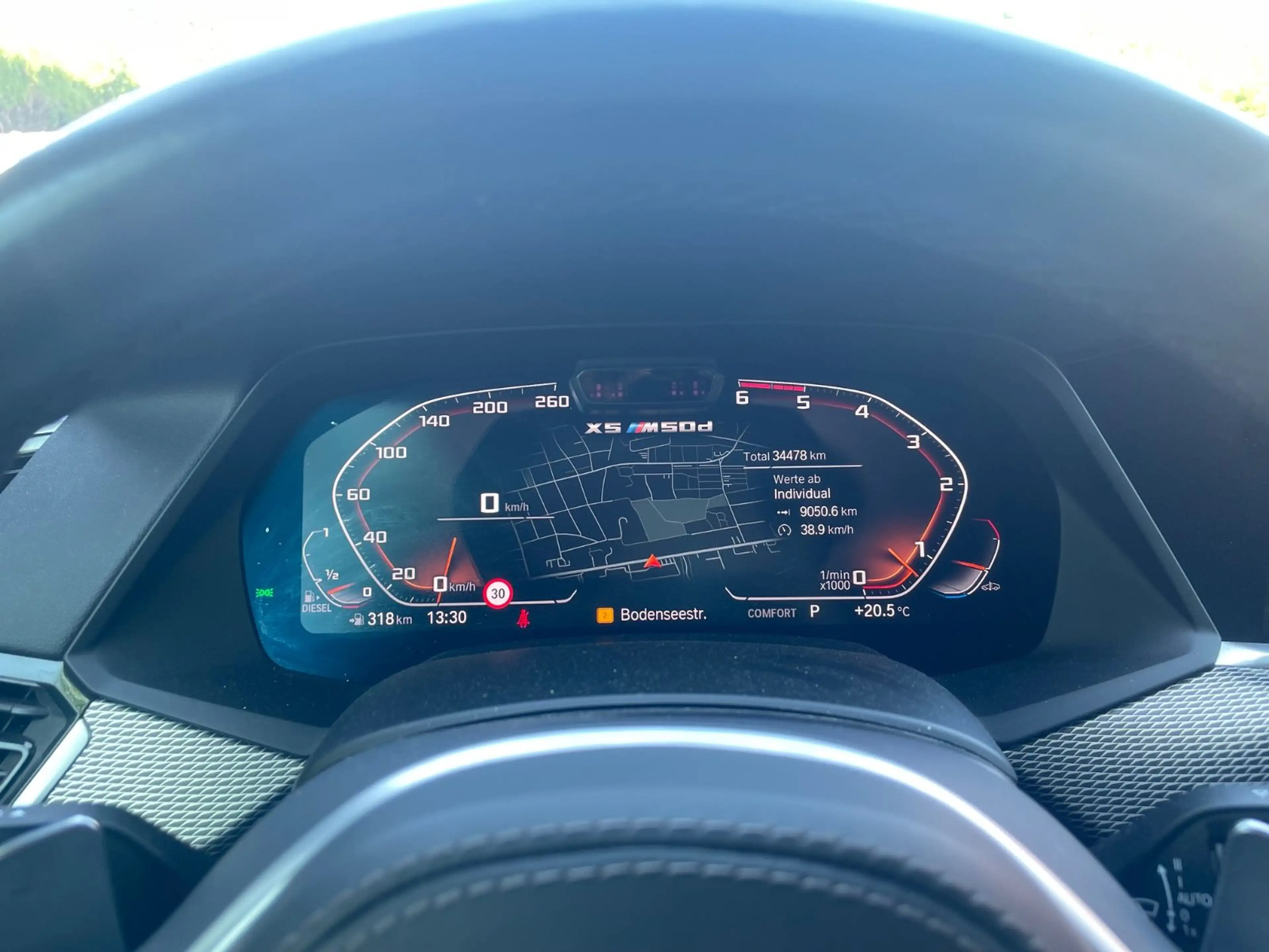 BMW X5 M50 d*AHK*ACC*360°Kamera*Braun-Leder*Kardon — photo 12