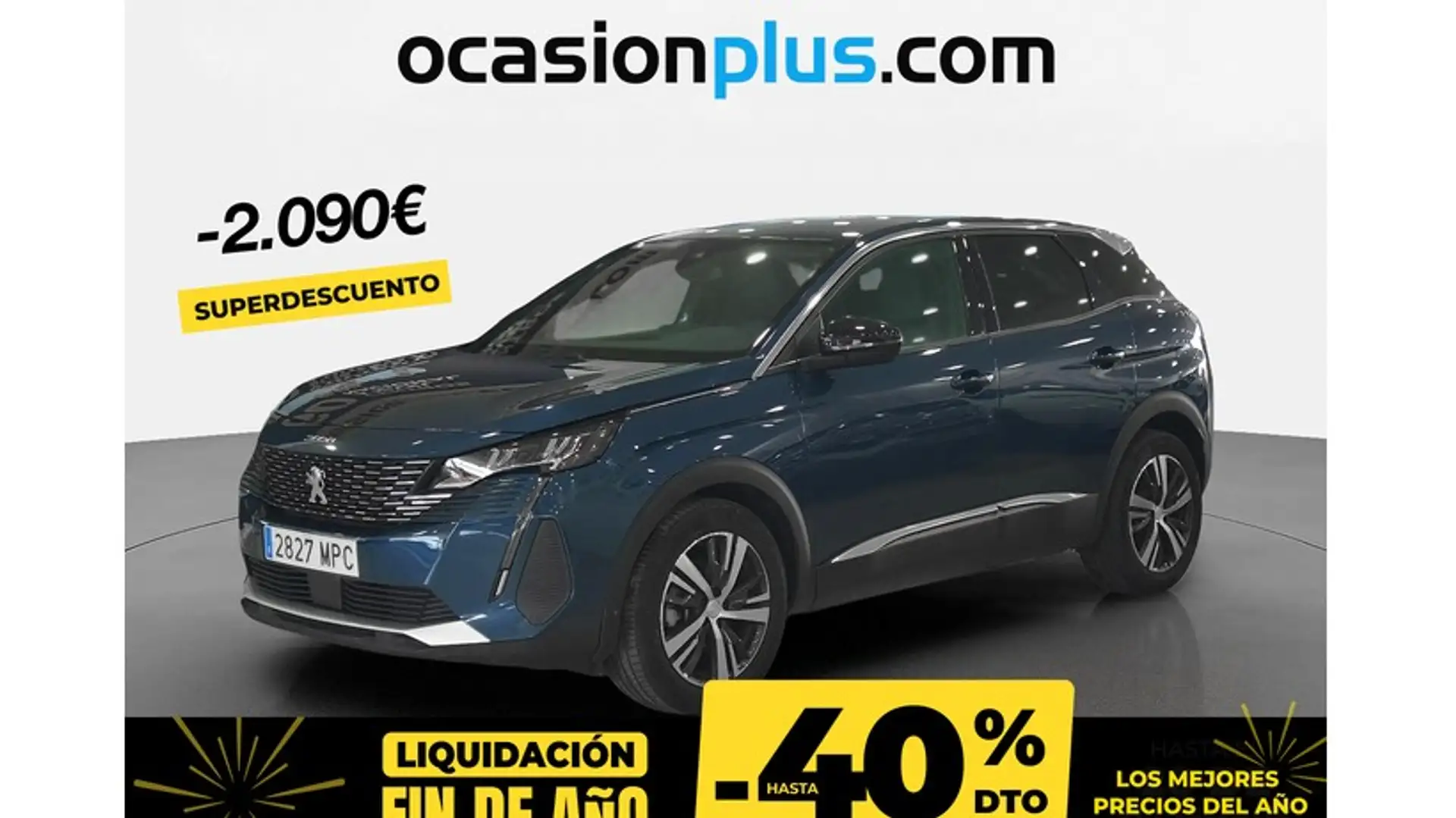 Peugeot 3008 1.2 PureTech S&S Allure 130 Bleu - 1