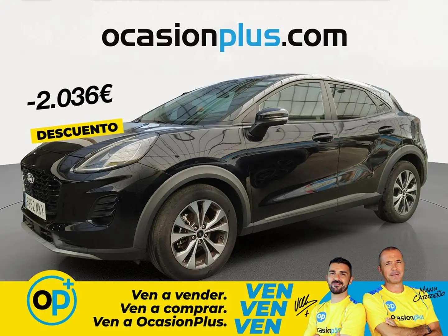 Ford Puma 1.0 EcoBoost MHEV Titanium Aut. 125 Negro - 1