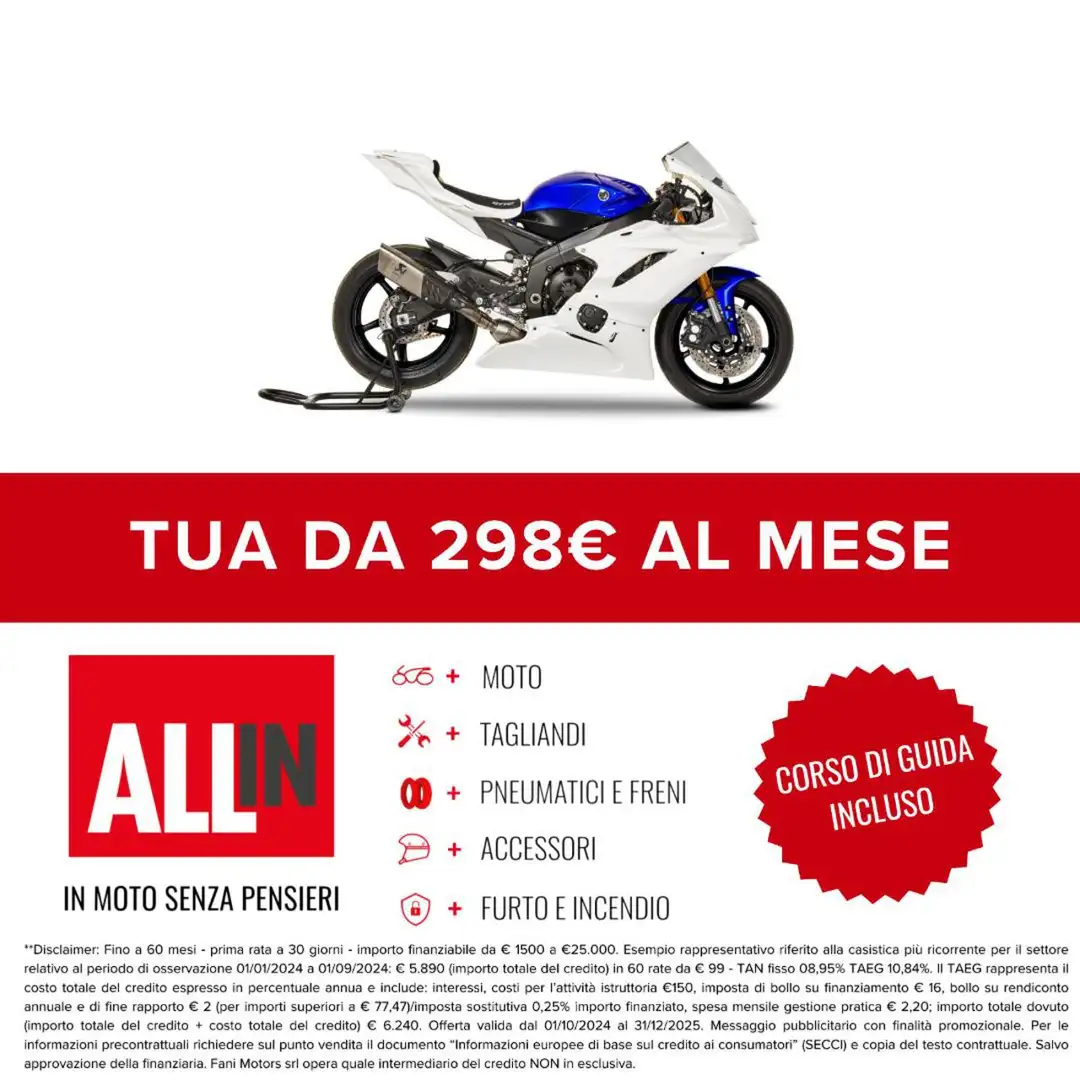 Yamaha YZF-R6 GYTR 2026 Bianco - 2