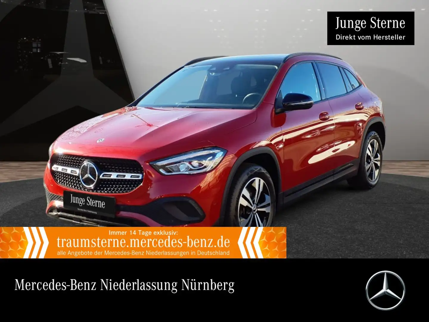 Mercedes-Benz GLA 250 e PROGRESSIVE+NIGHT+PANO+LED+KAMERA+8G Rot - 1