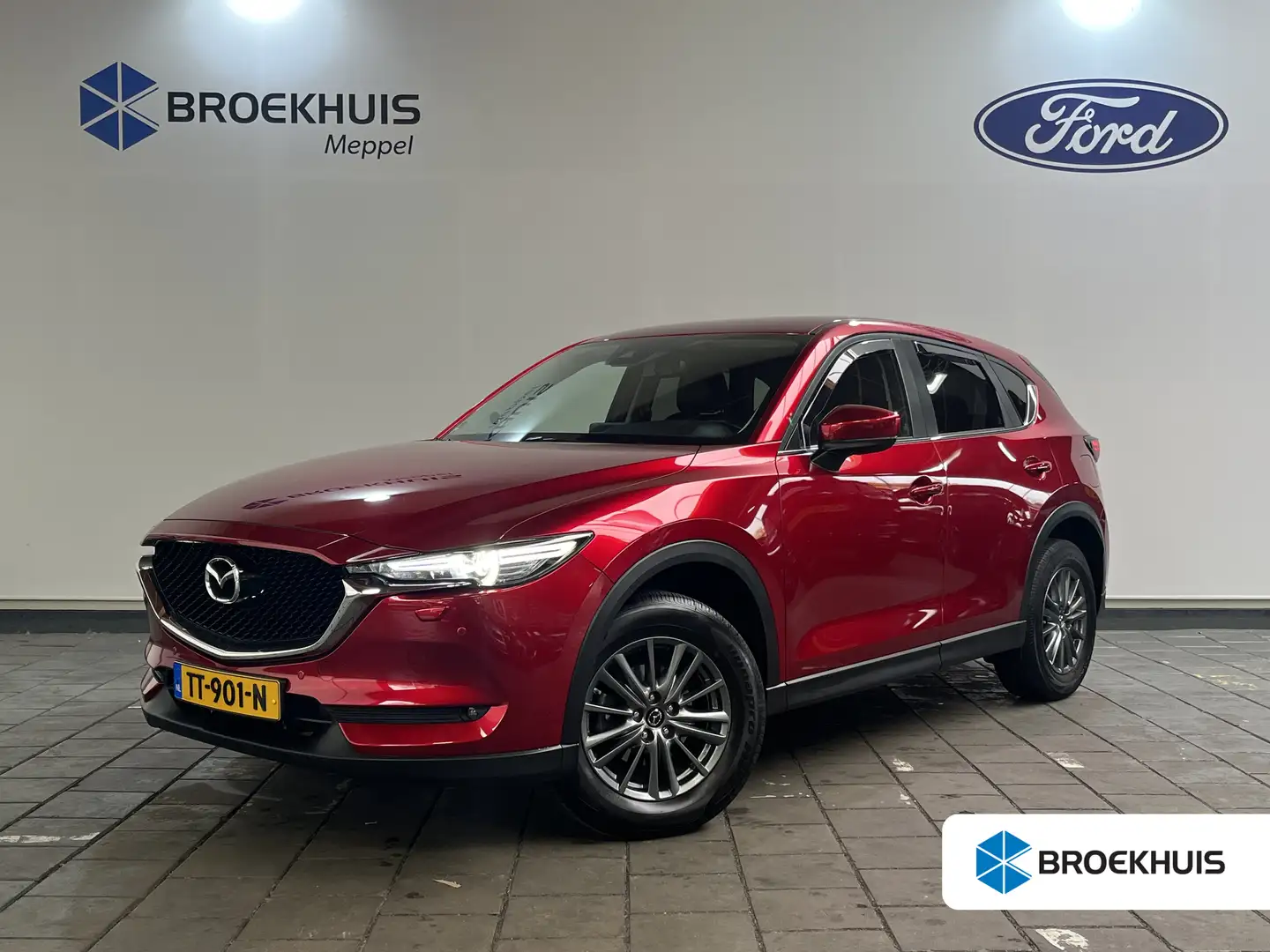 Mazda CX-5 2.0 SkyActiv-G 165 Skylease GT | Trekhaak | Ledere Rood - 1