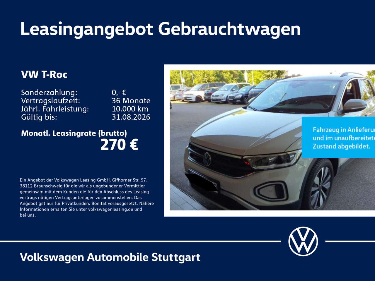 Volkswagen T-Roc 2024 — Move 1.0 TSI Navi Kamera ACC LED SHZ