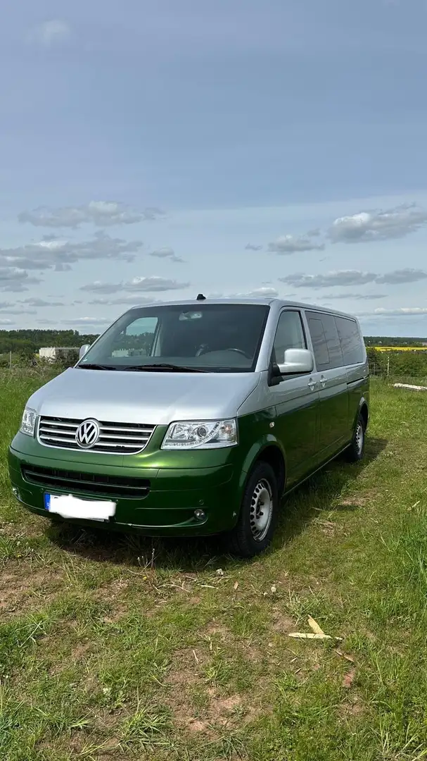 Volkswagen T5 Caravelle 4Motion lang Plateado - 1