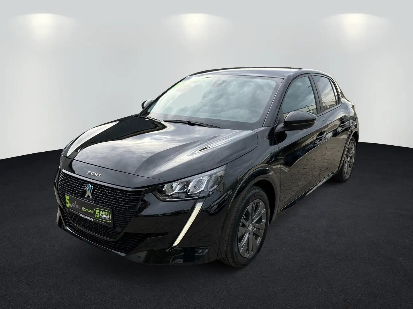 Peugeot 208 e- 136 (e-) e- Active Pack LED+LM+PDC+AUT Schwarz - 2
