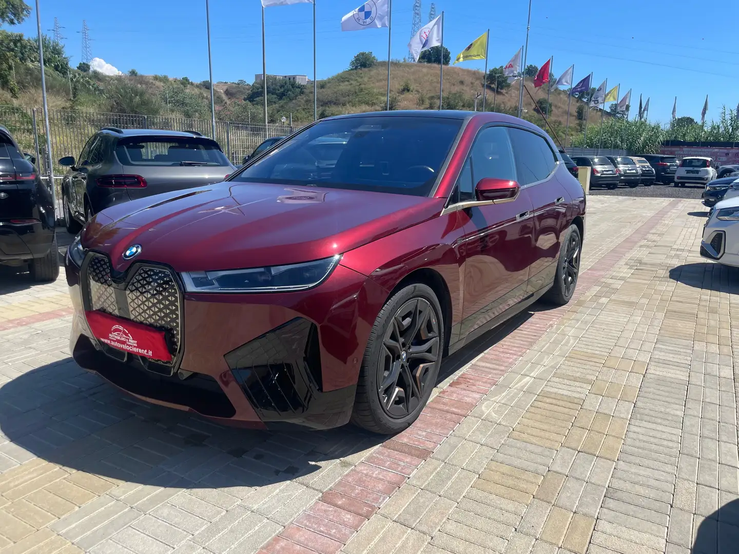 BMW iX M60 fari laser/audio B&O/skylounge 619cv visibile Rouge - 1