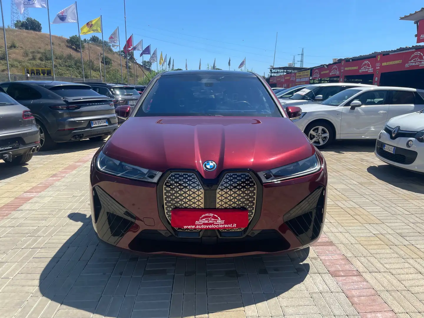 BMW iX M60 fari laser/audio B&O/skylounge 619cv visibile Rouge - 2