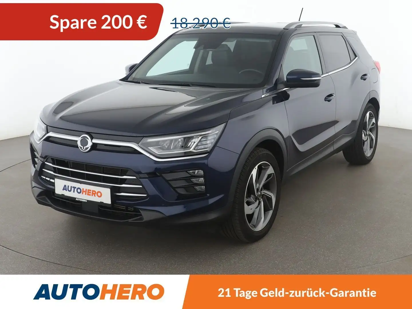 SsangYong Korando 1.5 T-GDI Sapphire 4x2 Aut*NAVI*ACC*CAM*PDC*SHZ* Blau - 1