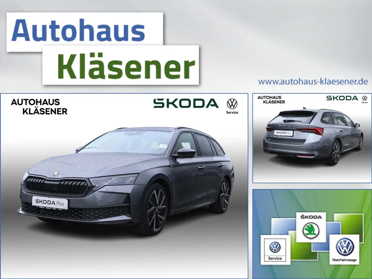 Skoda Octavia Combi SPL eTSI 110KW DSG HUD PANO 360GRAD Grau - 1
