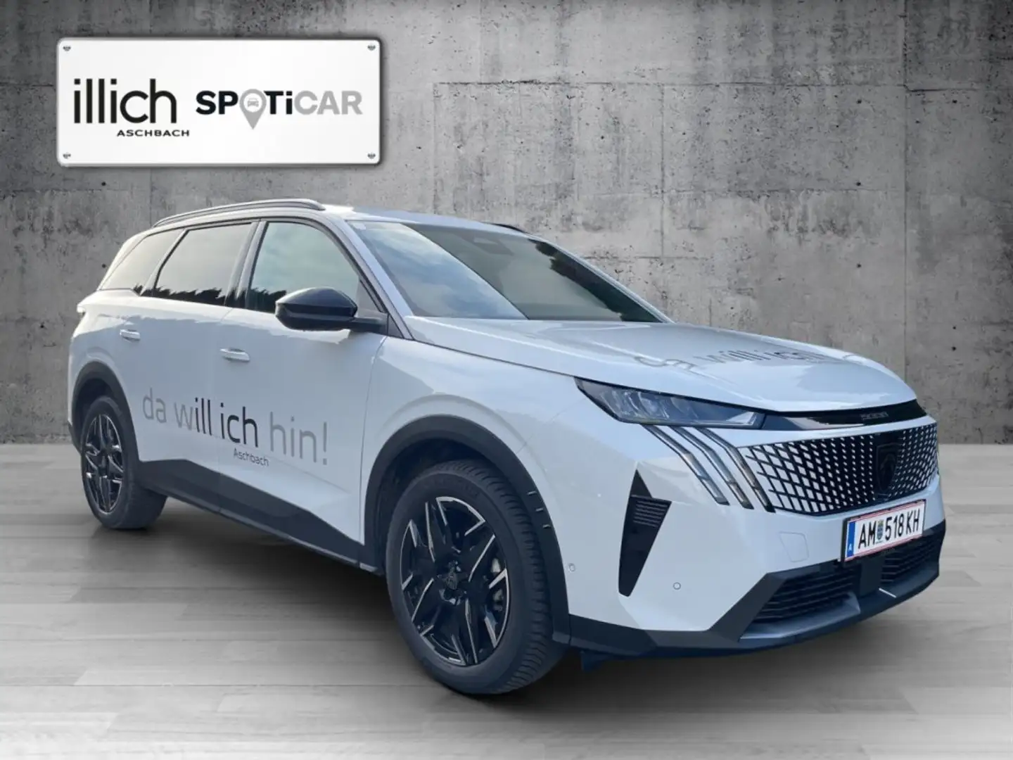 Peugeot 5008 ALLURE Hybrid 145 e-DCS6 Weiß - 1