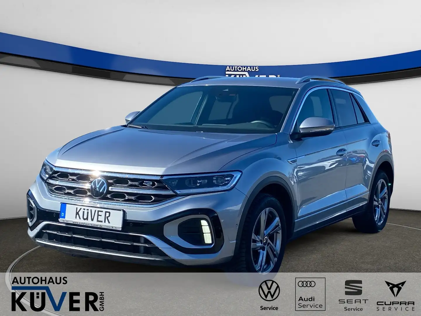 Volkswagen T-Roc R-Line 1,5 TSI DSG Navi+ACC+Matrix+17´´ Silber - 1