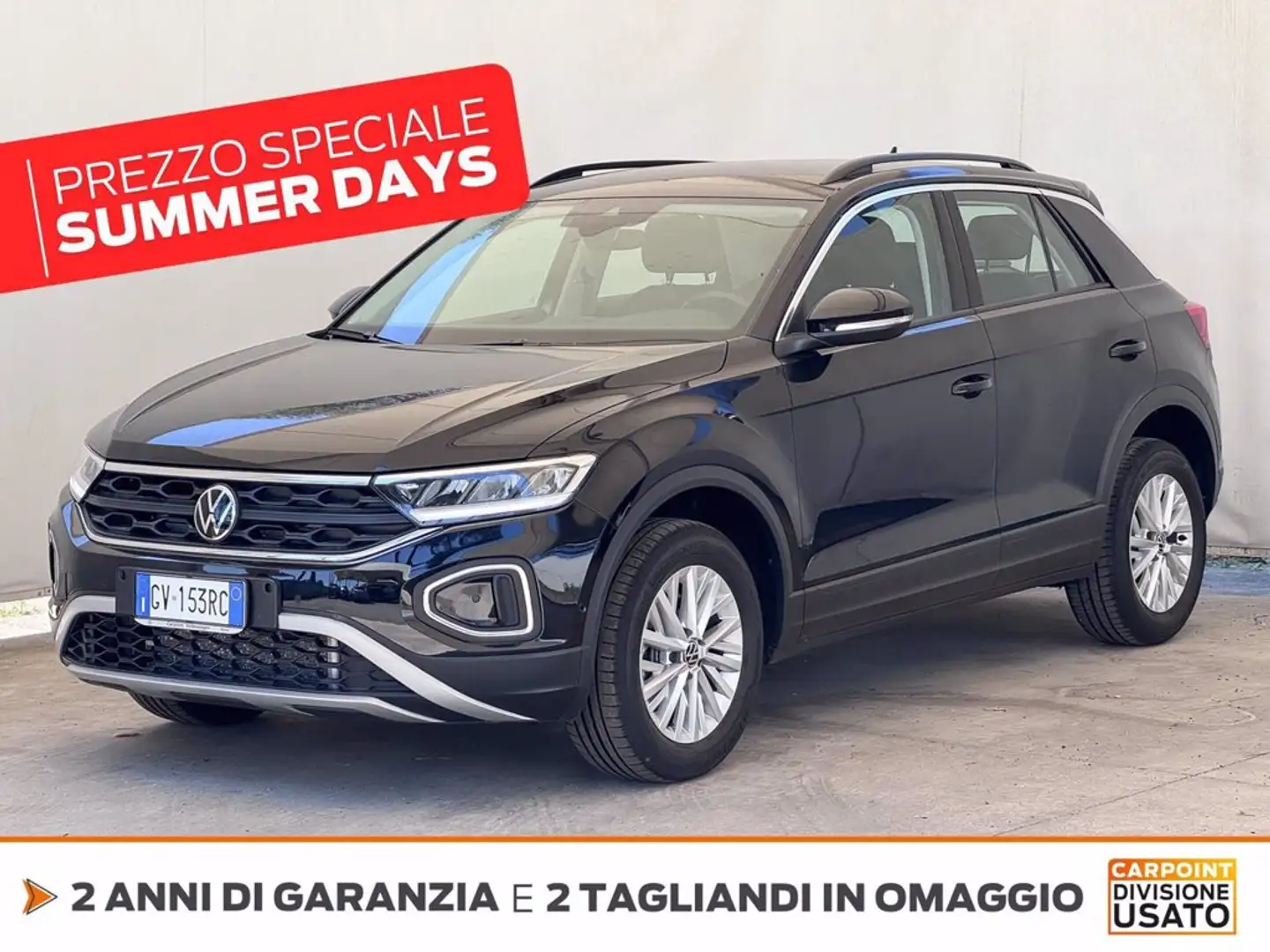 Volkswagen T-Roc 2.0 tdi life 150cv dsg Black - 1