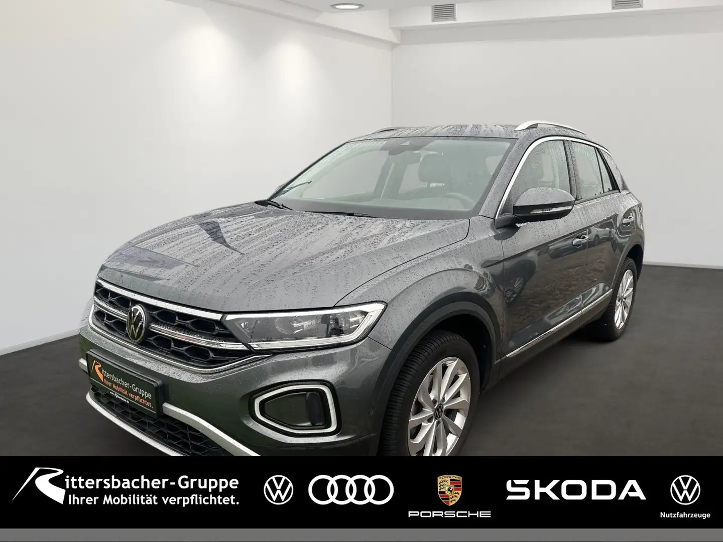 Volkswagen T-Roc 1.5 TSI Style DSG AHK LEDPlus Grau - 1