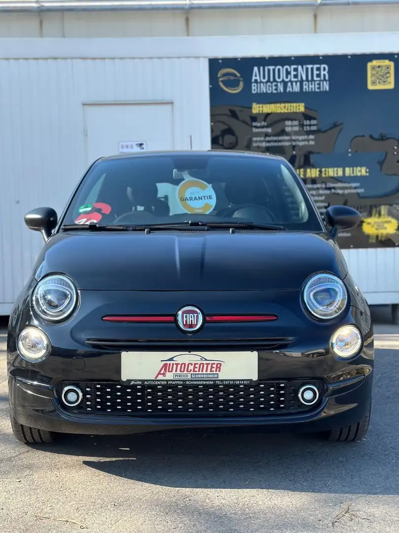 Fiat 500 1.0 (Mild-Hybrid)*CarPlay*Tempomat*LED*PDC Schwarz - 2